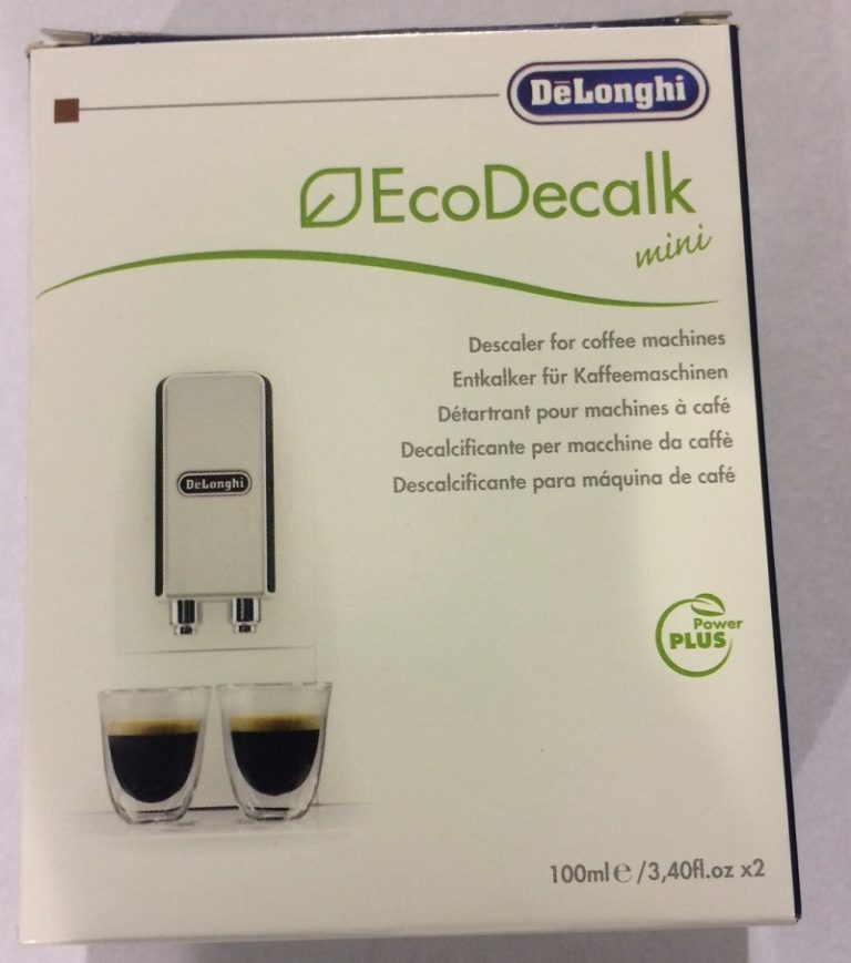 5513296011 ECODECALK Delonghi Coffee Machine Descaler 2 X 100ML Pack