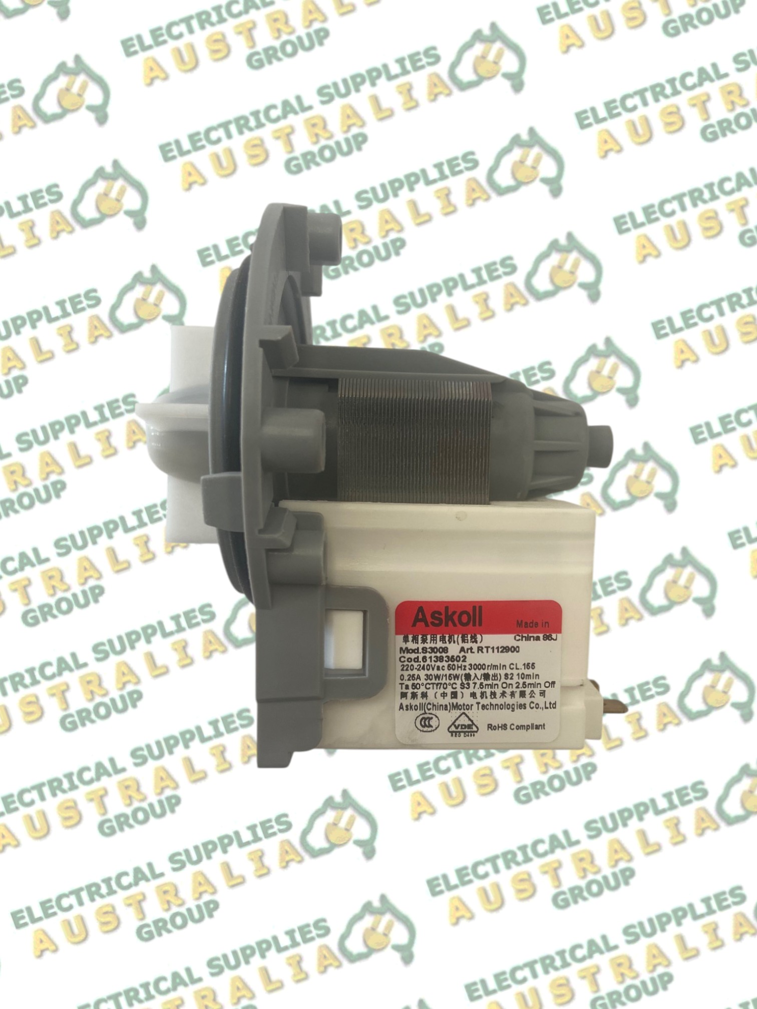 DC31-00030A EAU61383502 EAU61383516 Genuine Askoll Pump Compatible With Samsung and LG Washing Machines - Image 3