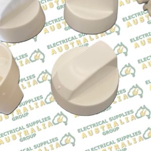 5 Pack Of White Oven Knobs With Adaptors