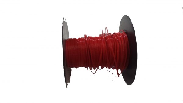 Oven Wire - High Temp Red AWG18 Sold Per Metre