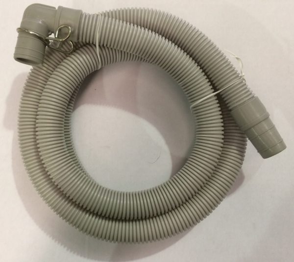 W081 Universal Drain Hose 24mm Outlet 1 90Deg To Suit LG