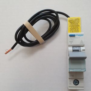 HAGER ADC910T 10AMP 6 KA SINGLE POLE RCBO