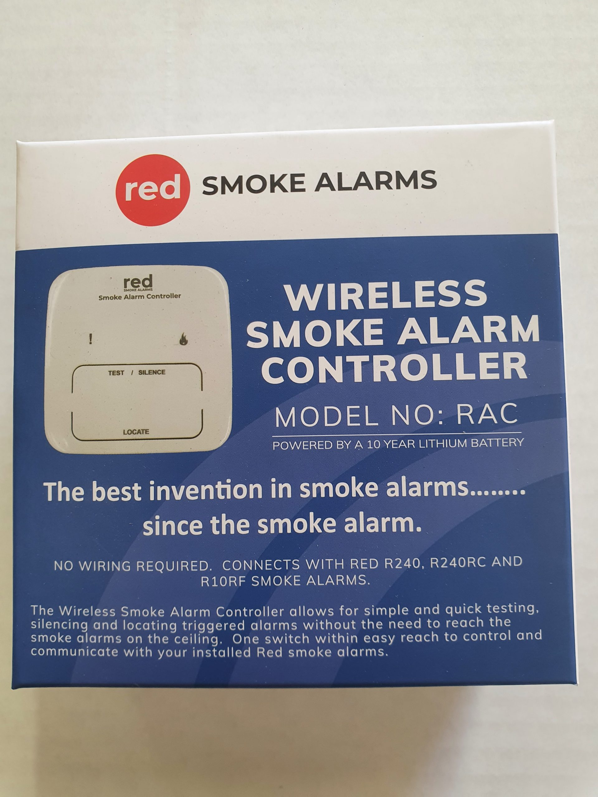 Red Smoke Alarms Wireless Smoke Alarm ControllerInterconnect