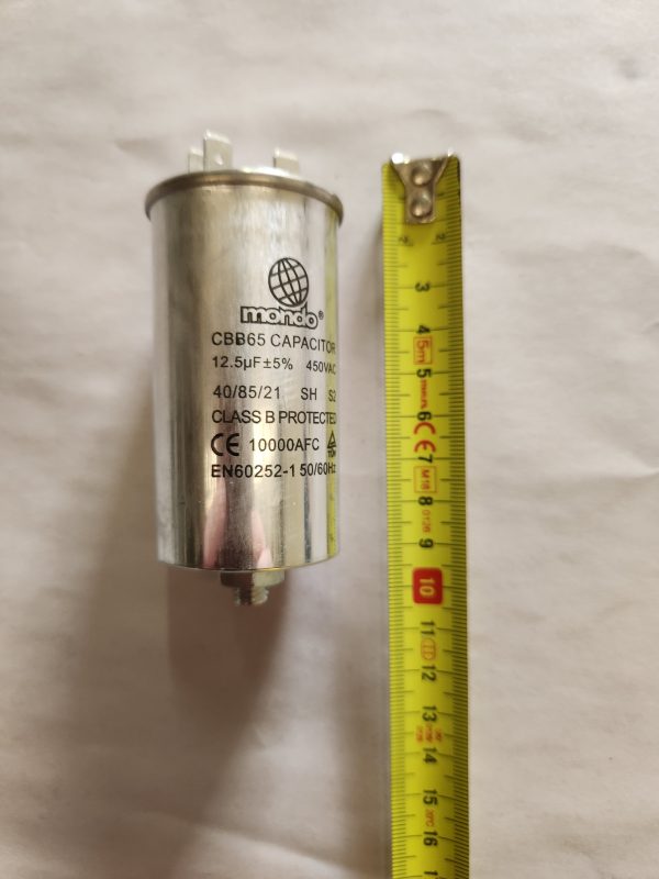 12.5 UF/MF Metal Capacitor