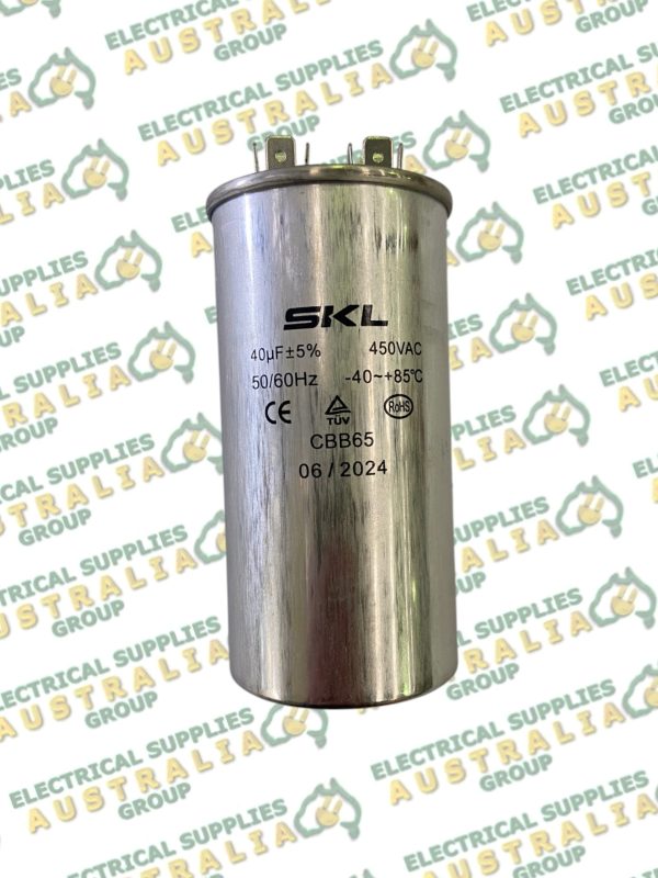 Universal 40uf Metal Capacitor